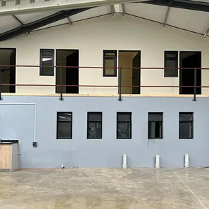 Staff Sleeping Quarters with Internal Flush Plastered Ceilings and Aluminium Window Panes in Warehouse
